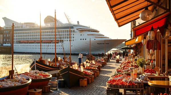 How do UK cruises highlight local culinary experiences?